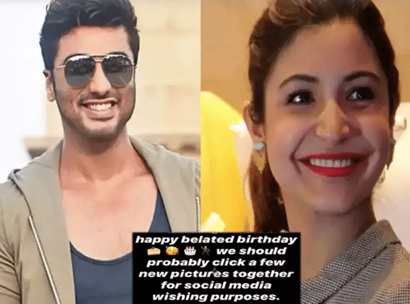 Arjun Kapoor REVEALS the re Arjun Kapoor REVEALS the reason why he couldn't wish Anushka Sharma on her birthday yesterday